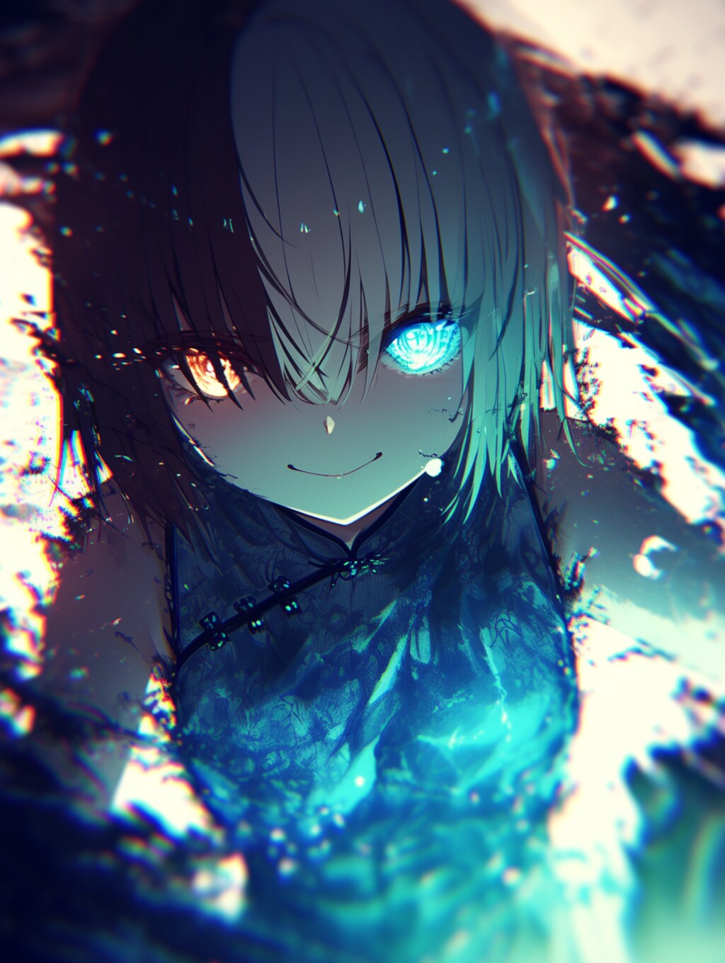 ツートンカラー少女🐾