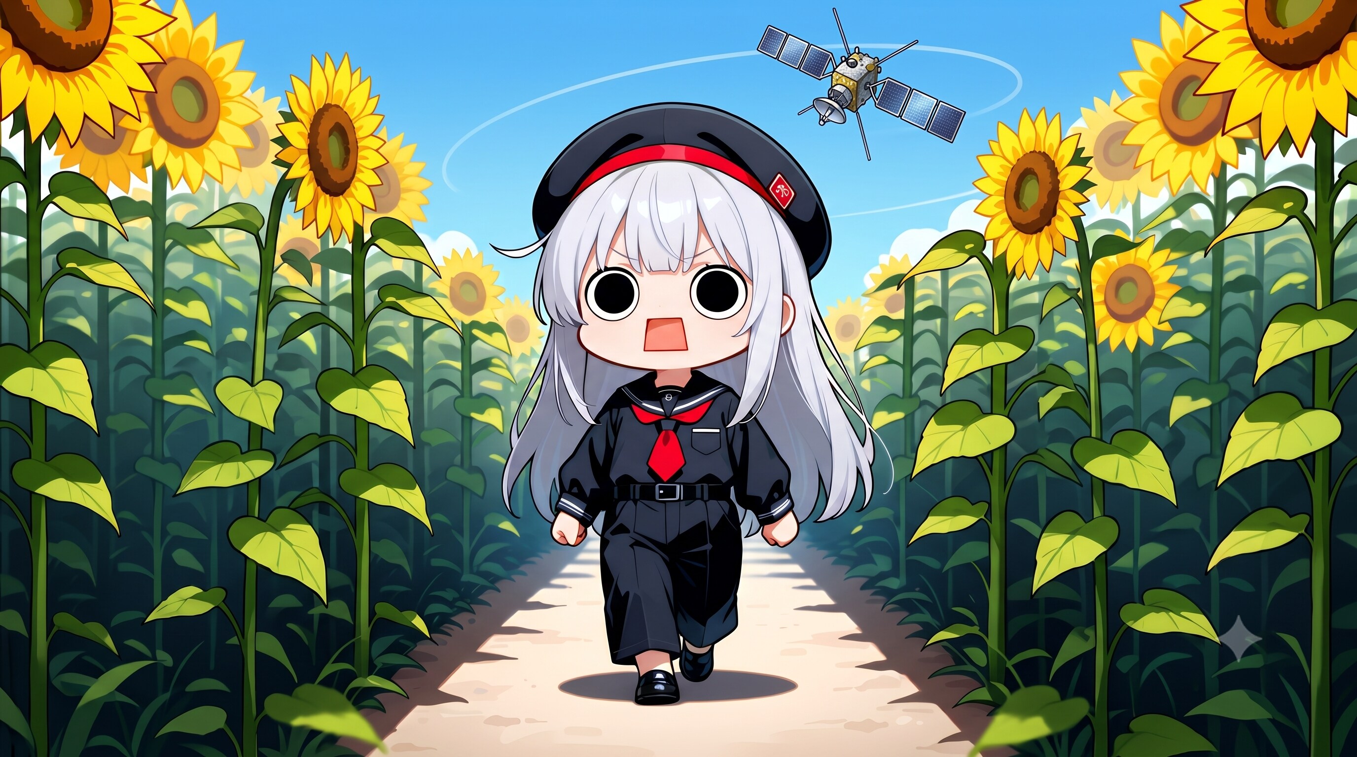 ひまわり向日葵えらいこっちゃ嬢