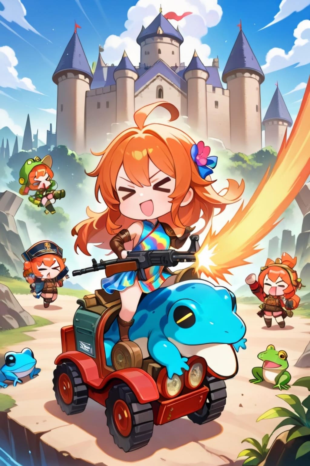 オレンジ髪ちゃん