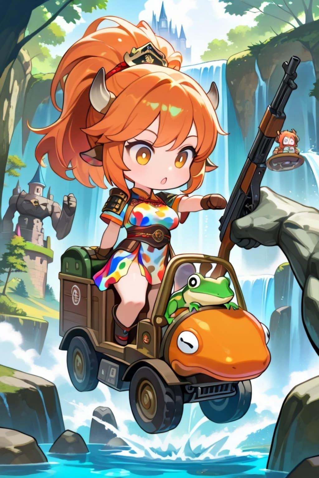 オレンジ髪ちゃん