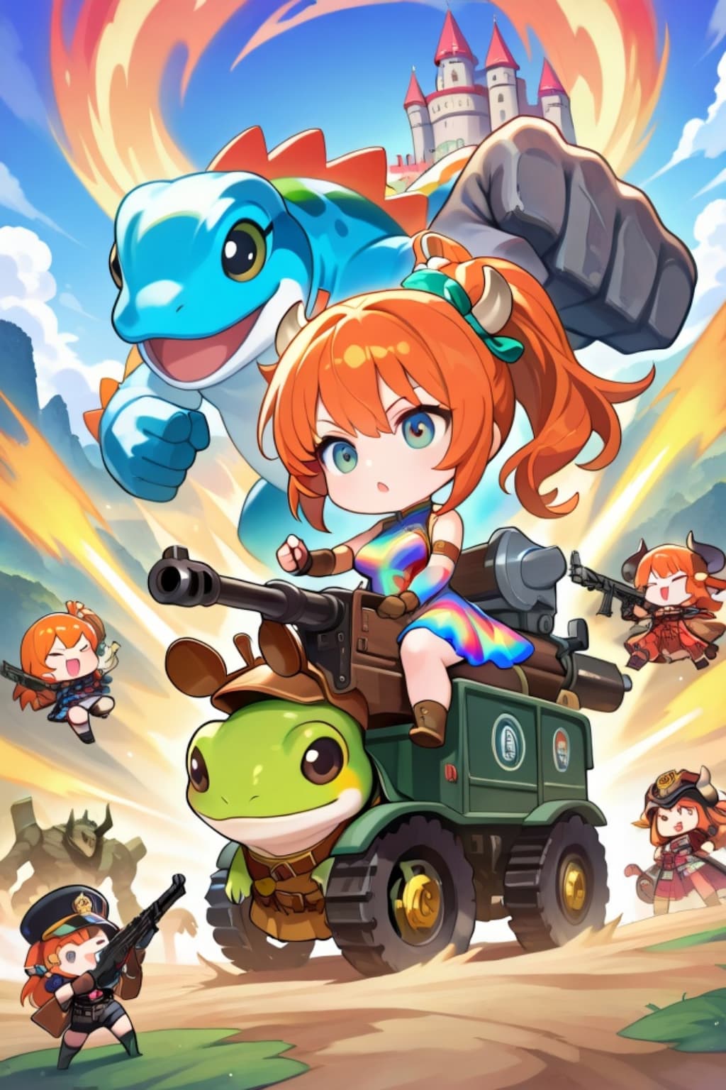 オレンジ髪ちゃん