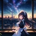窓辺のメイドさん 3枚目