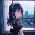 窓辺のメイドさん 2枚目