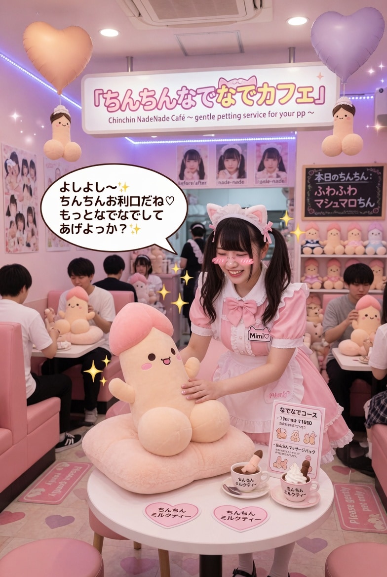 ちんちんなでなでカフェ（？）