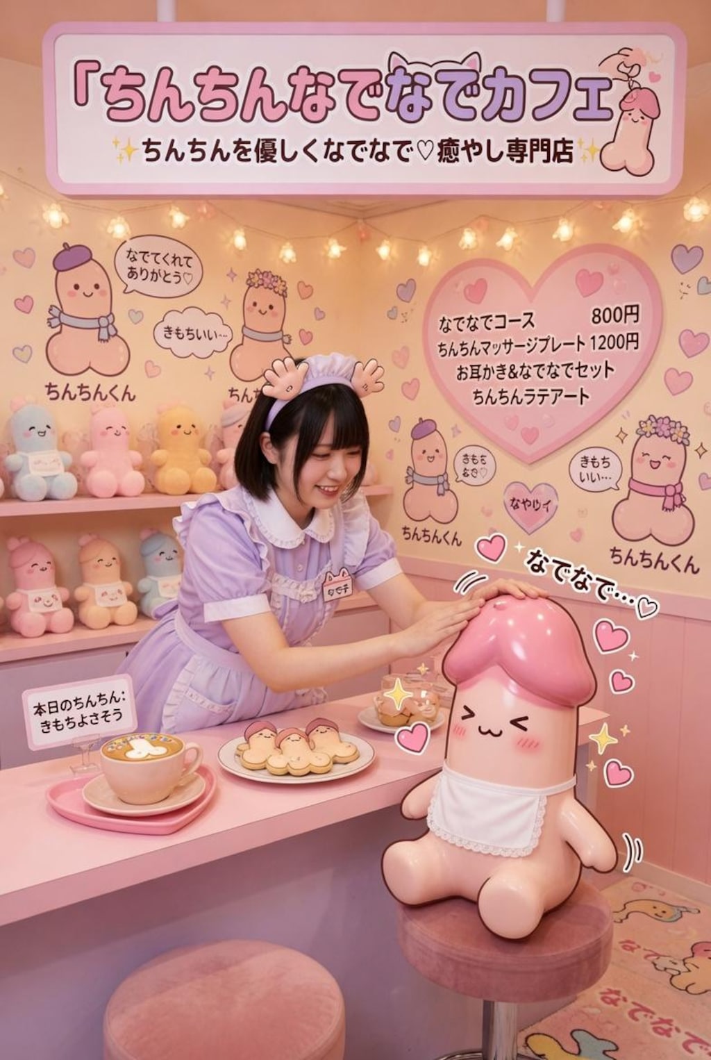 ちんちんなでなでカフェ（？）