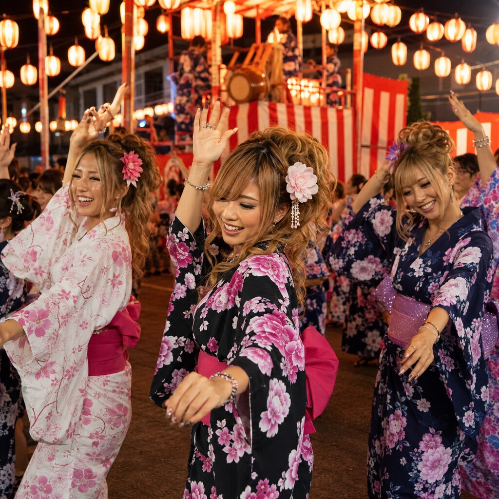 ギャルの盆踊り