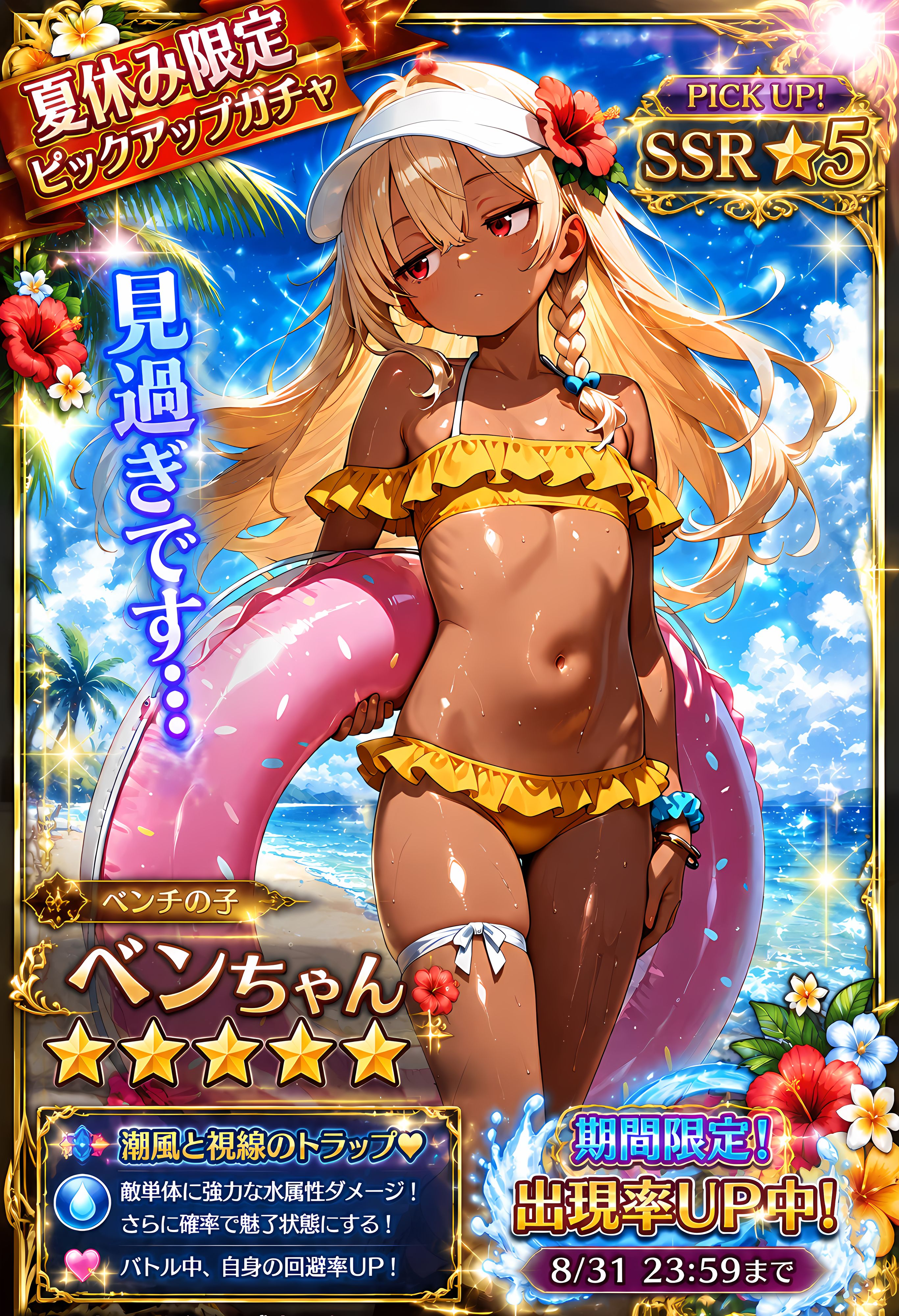 夏休み限定ガチャ