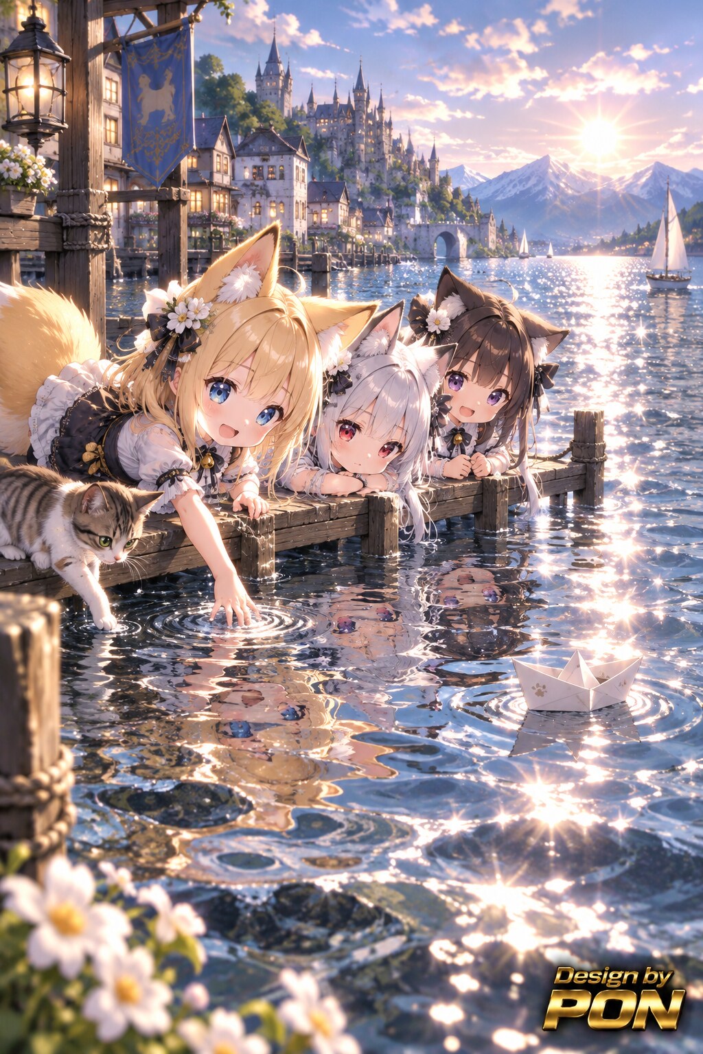 銀波のほとり | の人気AIイラスト・グラビア
