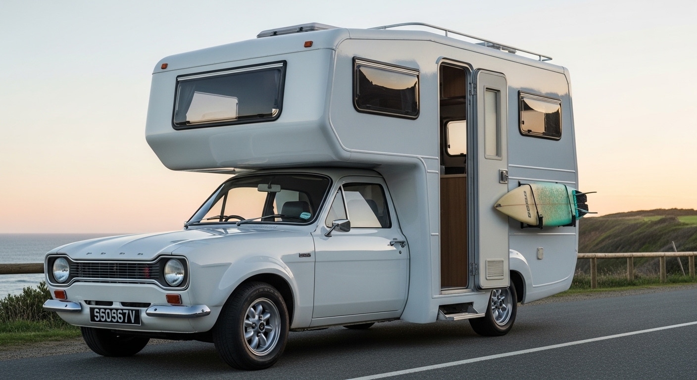 フォードエスコートキャンピングカー | の人気AIイラスト・グラビア