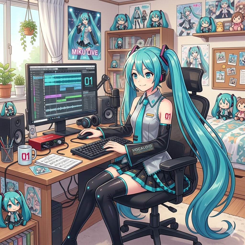 Geminiで音楽生成中 | の人気AIイラスト・グラビア
