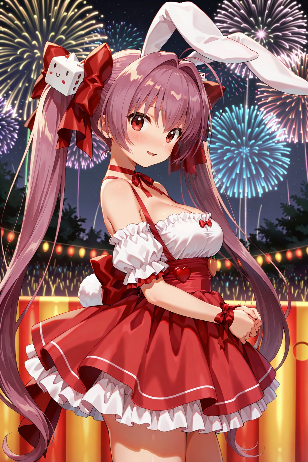 ラ・ビ・アン・ローズと花火デート