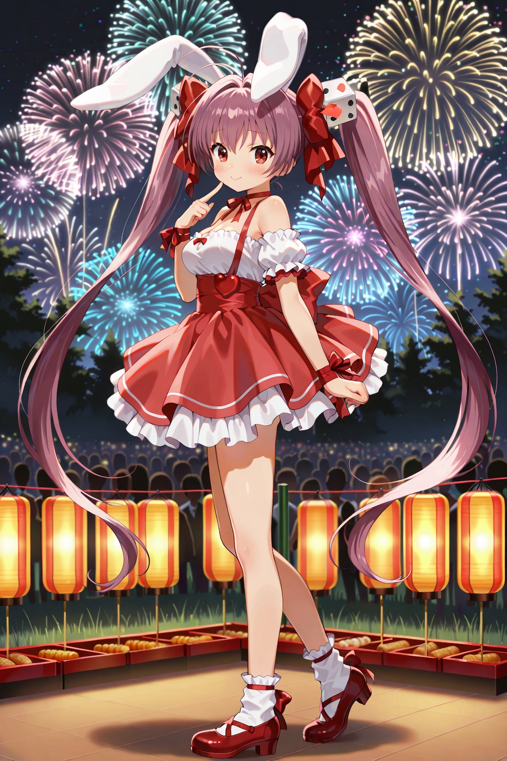 ラ・ビ・アン・ローズと花火デート