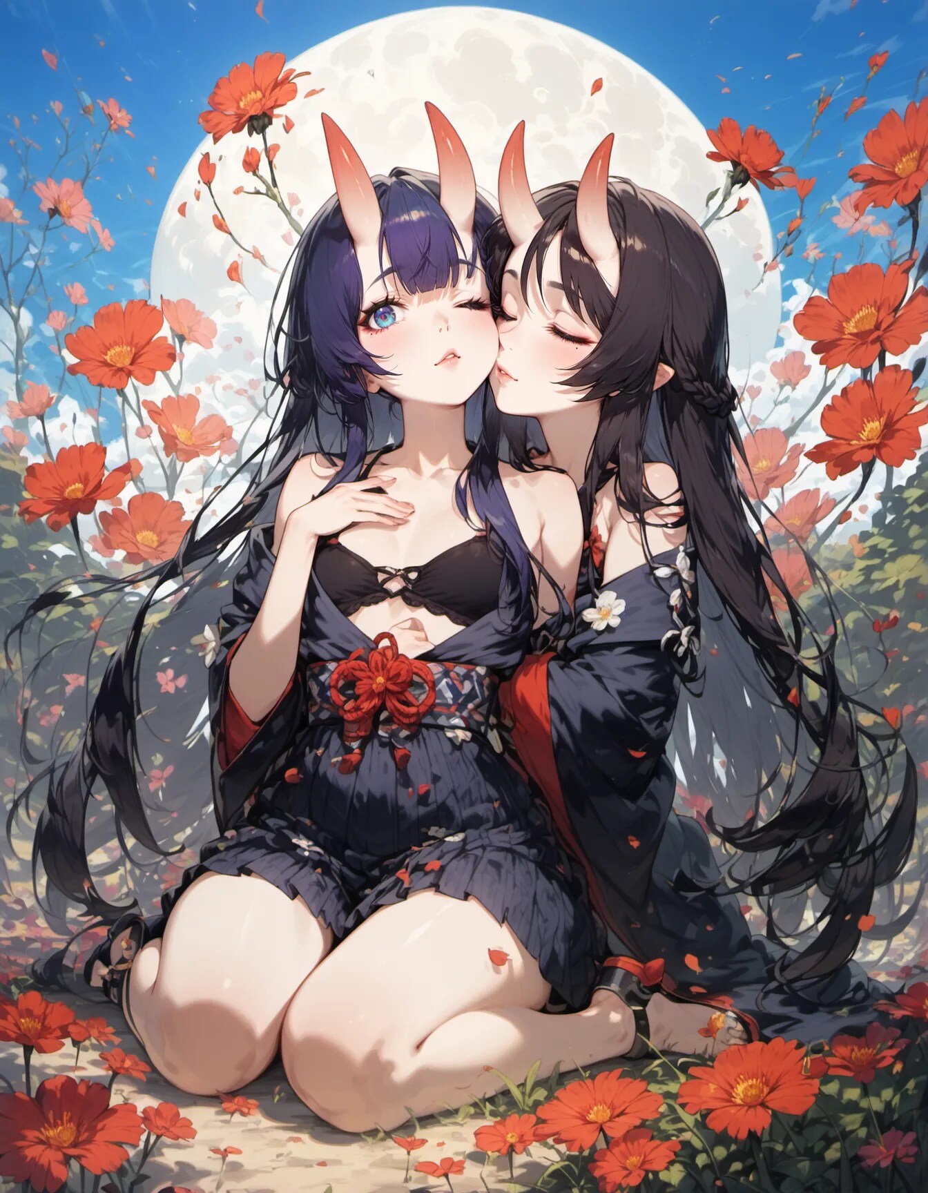Twin Devils Under a Silent Moon