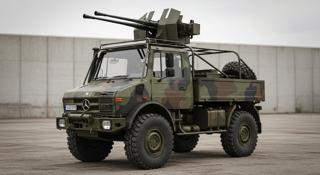 ベンツウニモグ軍用車