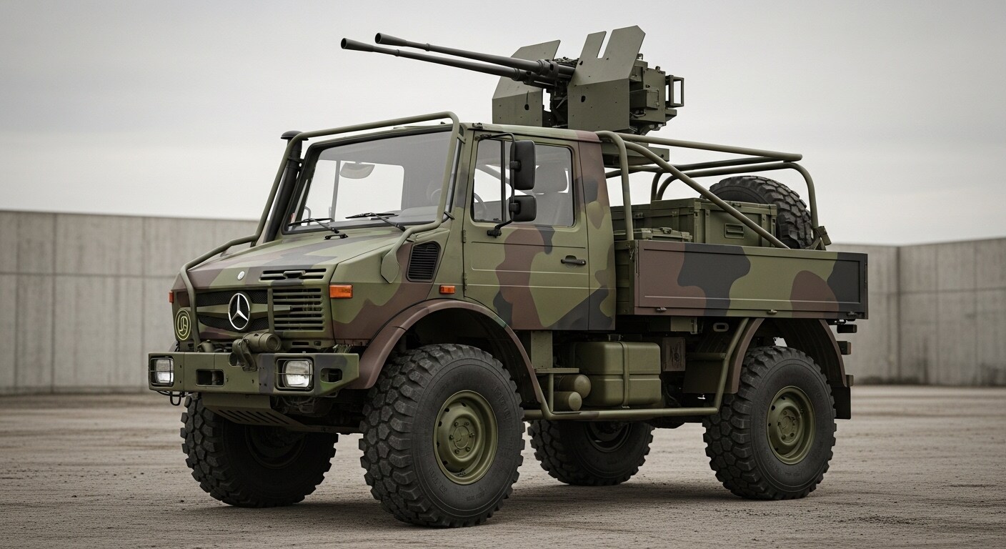 ベンツウニモグ軍用車