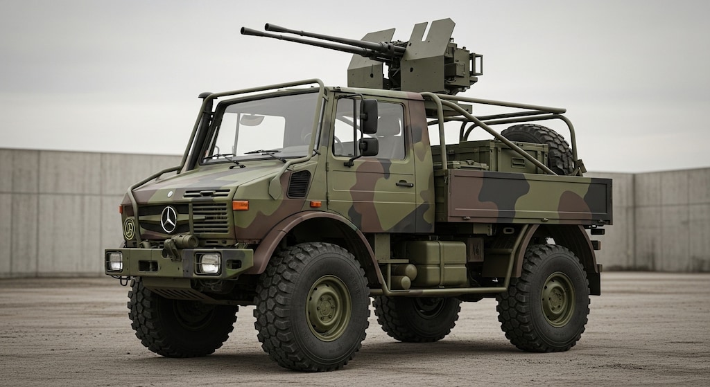 ベンツウニモグ軍用車