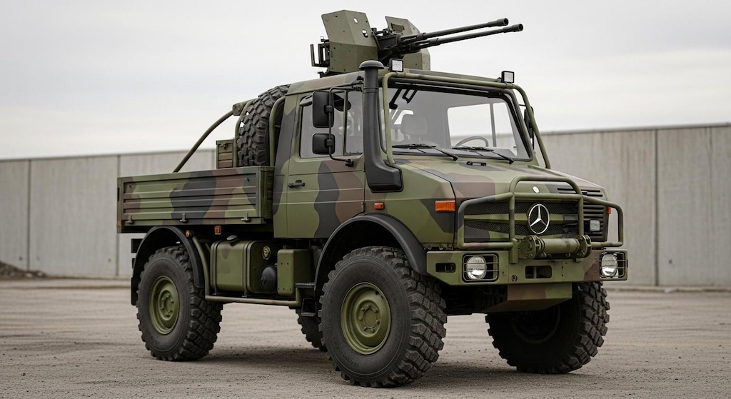 ベンツウニモグ軍用車