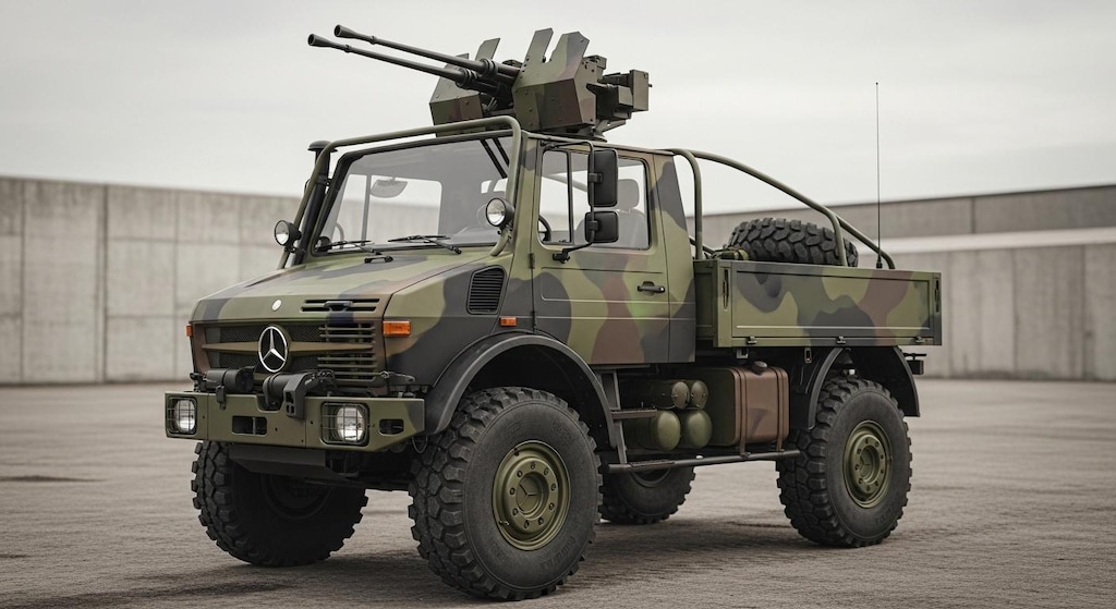 ベンツウニモグ軍用車