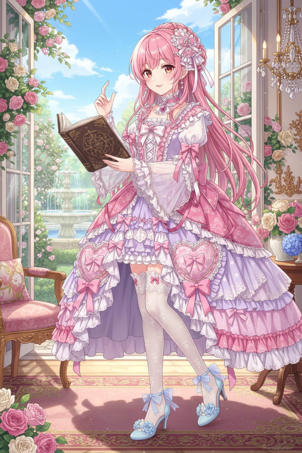 書架に囁く桃花