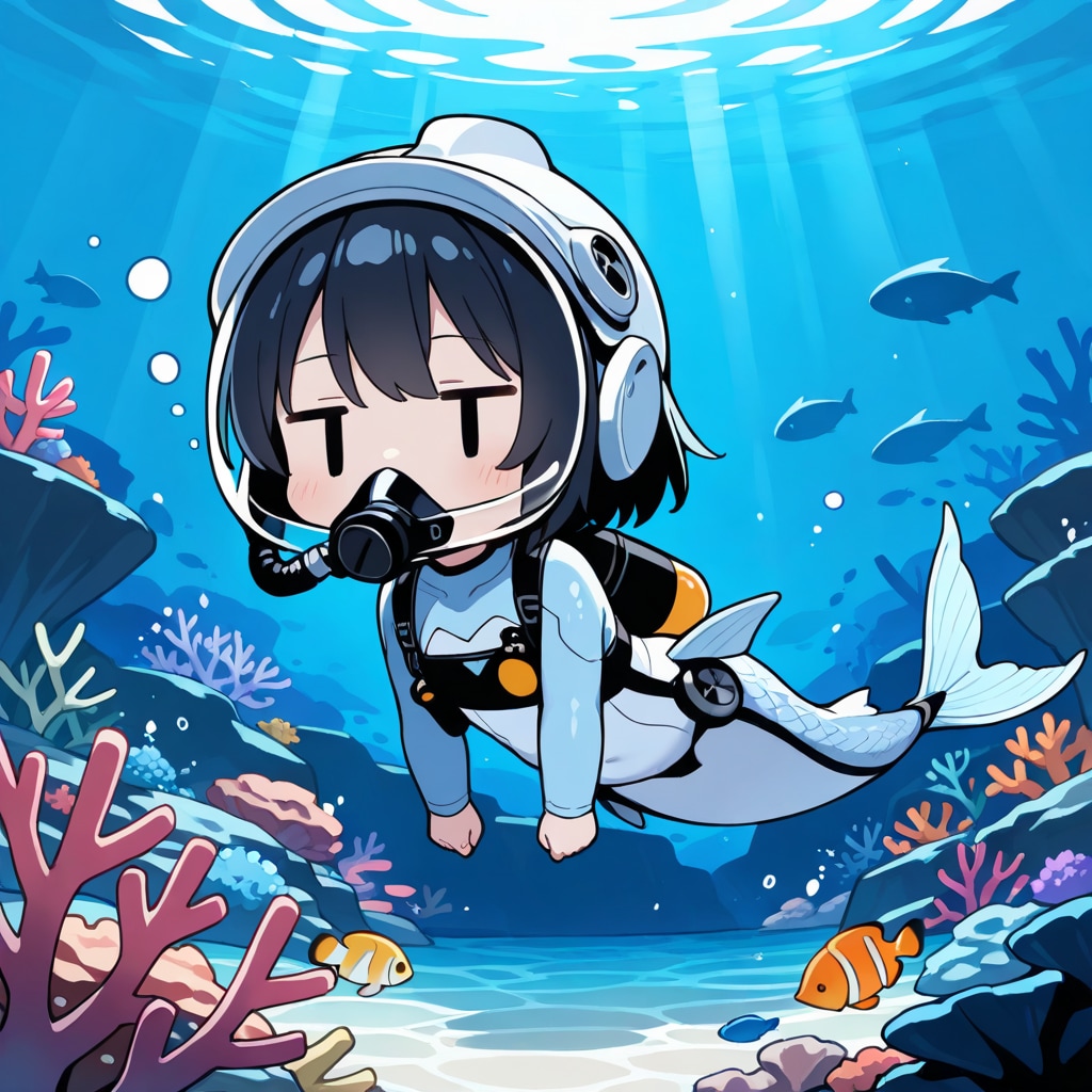 お魚になった、わ・た・し…