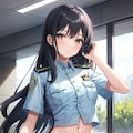 女子警官の銃持ち画像試作1 11枚目