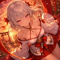 夕焼け巫女 3枚目