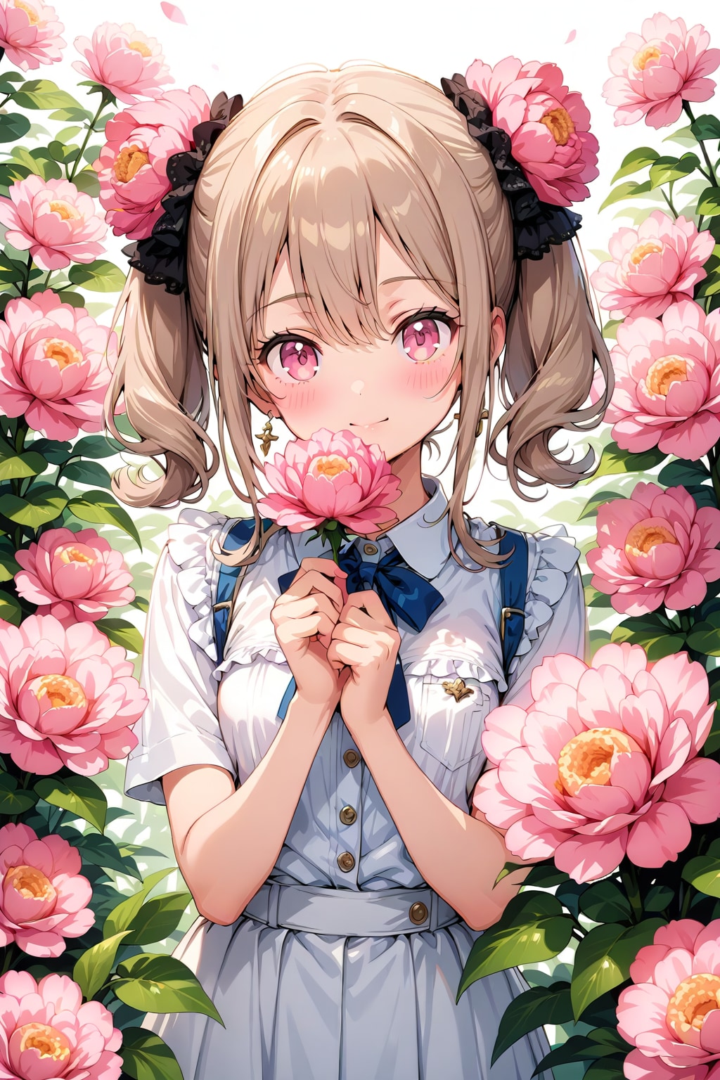 ピオニーと女の子