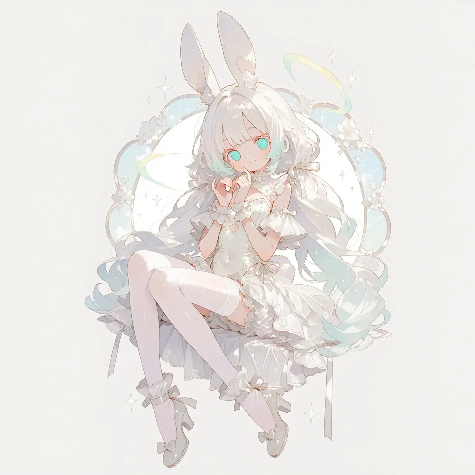 白うさぎ | の人気AIイラスト・グラビア