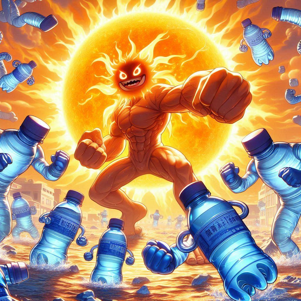 太陽VSペットボトル | の人気AIイラスト・グラビア