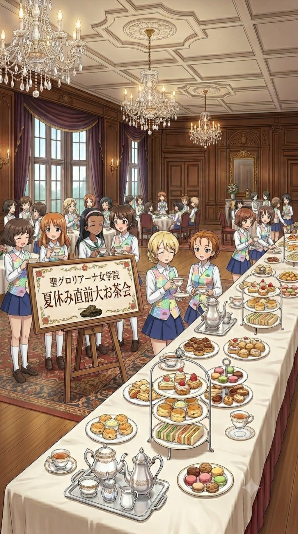 聖グロリアーナ女学院夏休み直前大お茶会