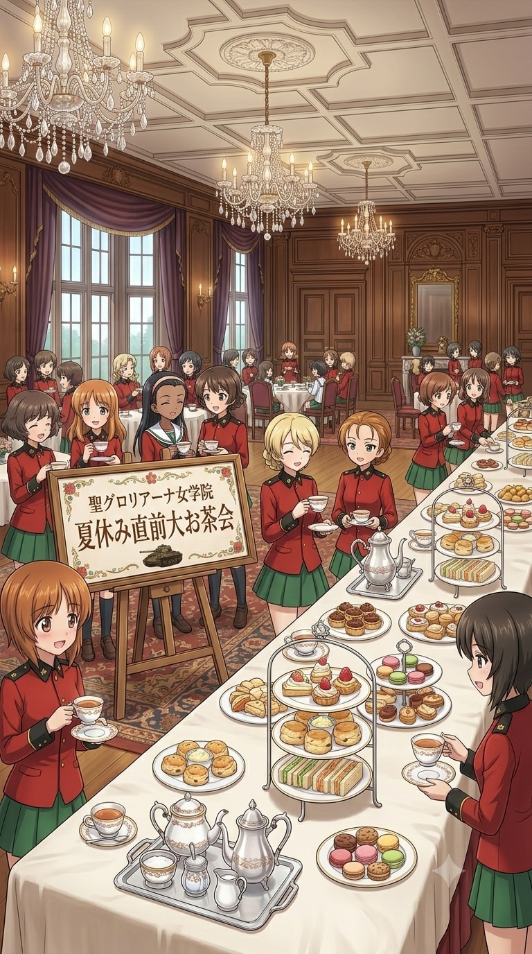 聖グロリアーナ女学院夏休み直前大お茶会