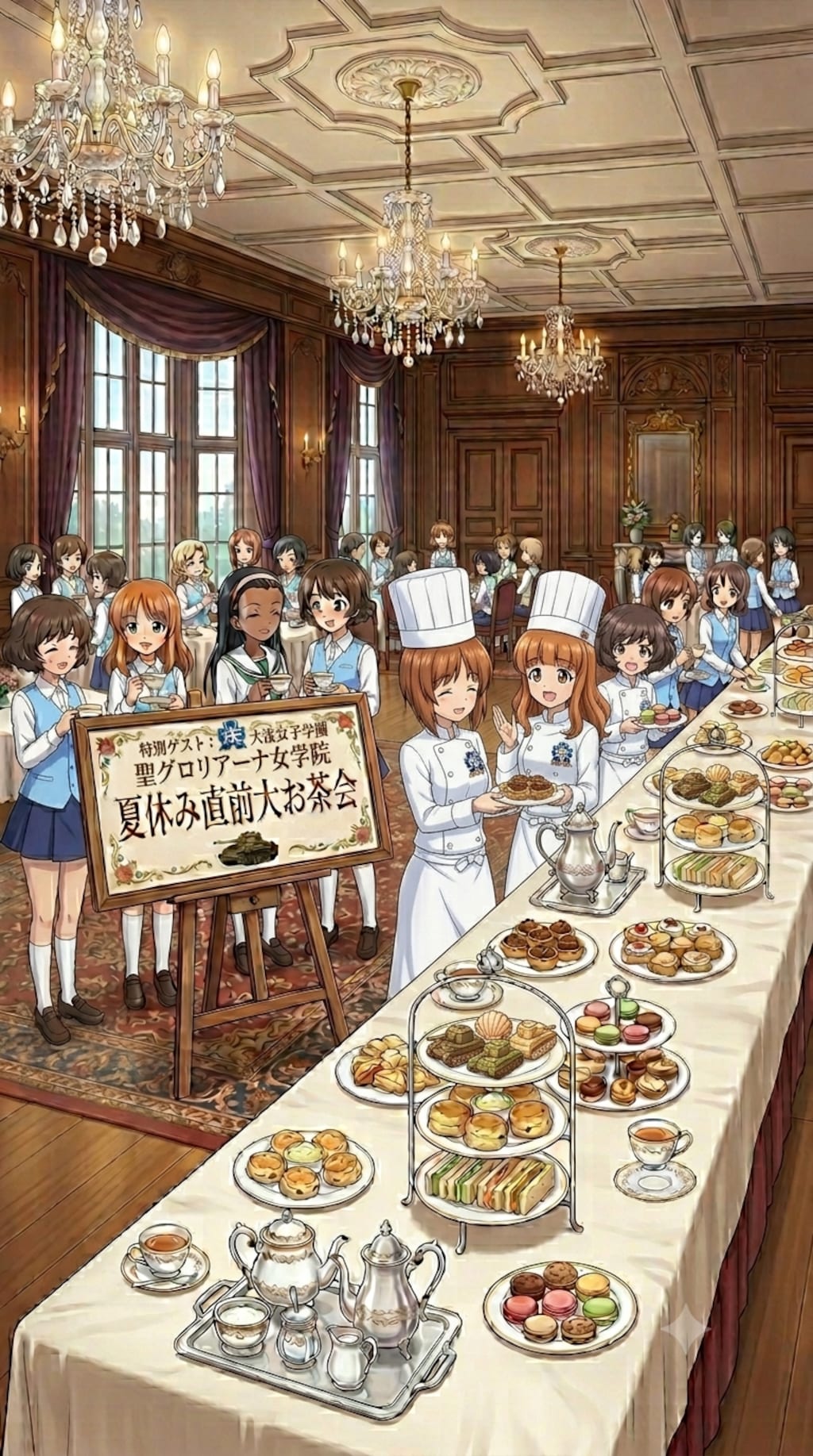 聖グロリアーナ女学院夏休み直前大お茶会