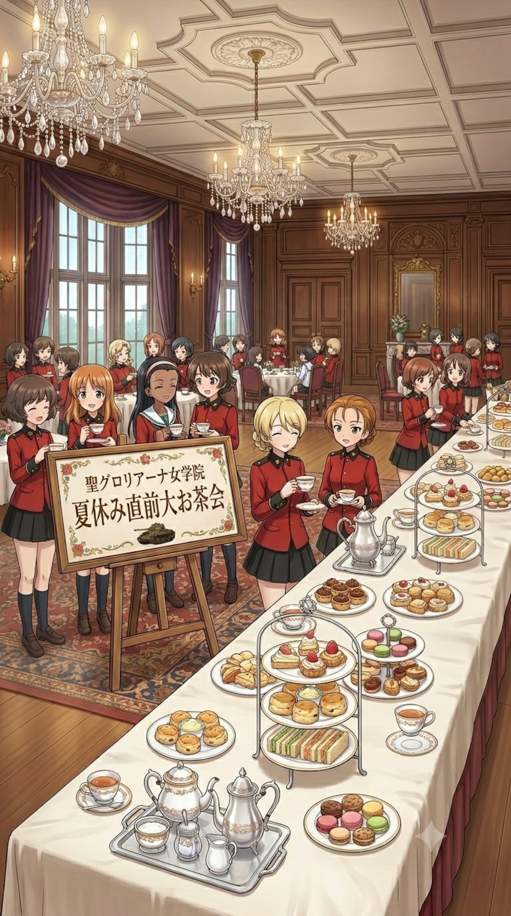 聖グロリアーナ女学院夏休み直前大お茶会