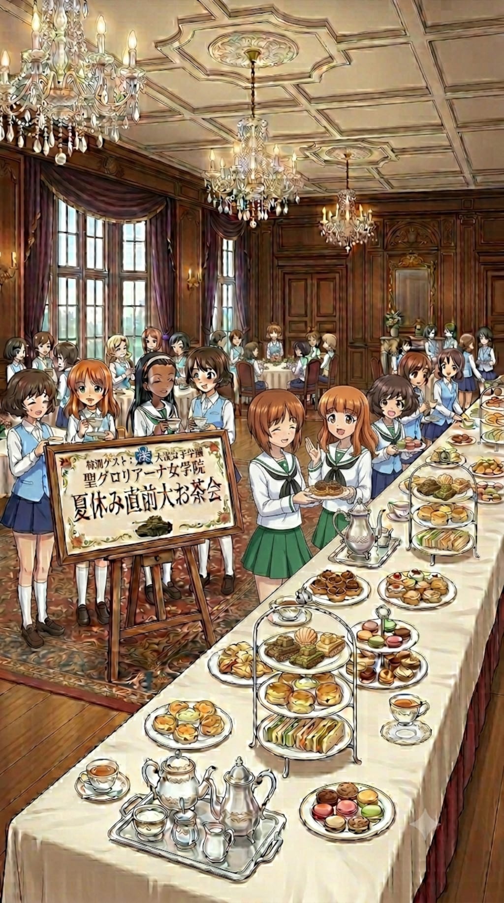 聖グロリアーナ女学院夏休み直前大お茶会