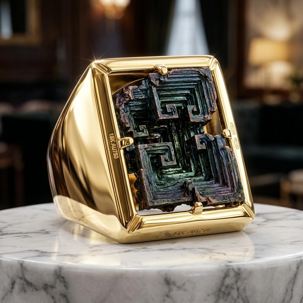 新しい結婚指輪の形　ビスマスと夫婦の関係：QSLの流動美