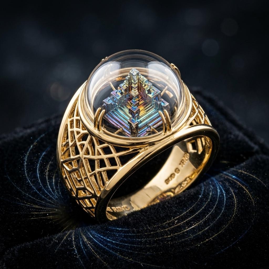 新しい結婚指輪の形　ビスマスと夫婦の関係：QSLの流動美