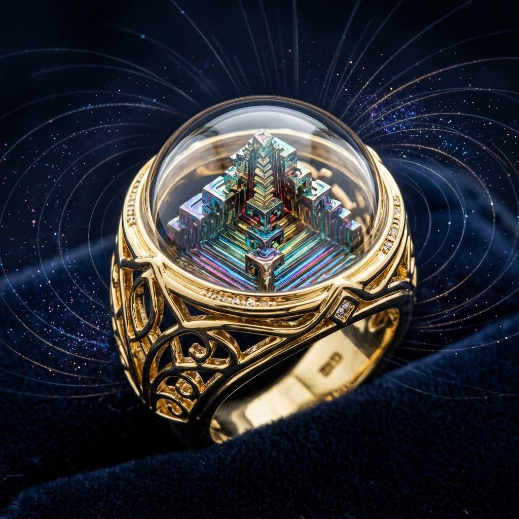 新しい結婚指輪の形　ビスマスと夫婦の関係：QSLの流動美