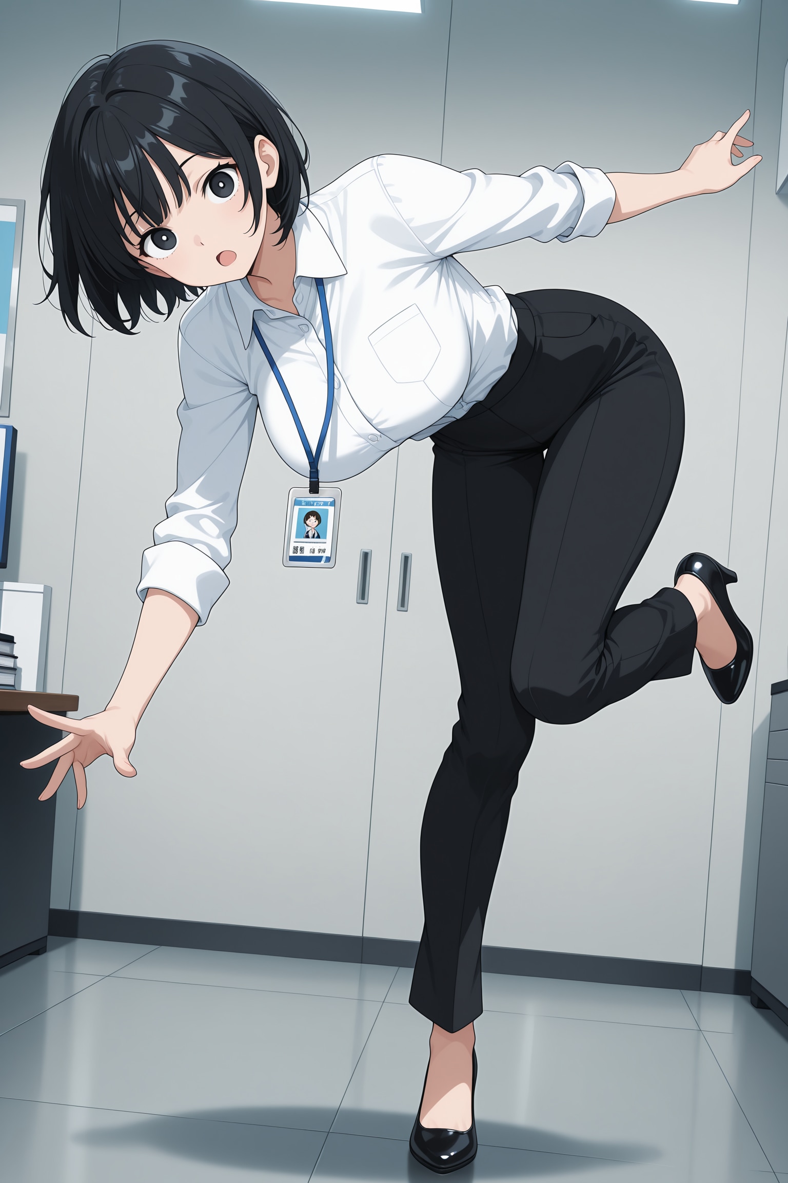 たまにはパンツスタイル