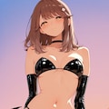 サキュバス衣装の心実(ちちぷい版) 4枚目
