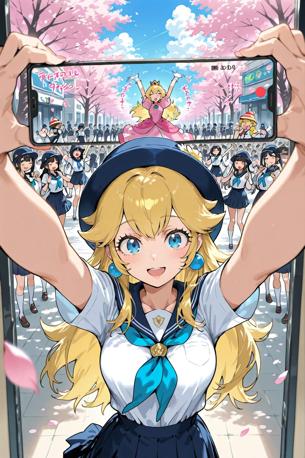 卒業式の記念撮影 | の人気AIイラスト・グラビア