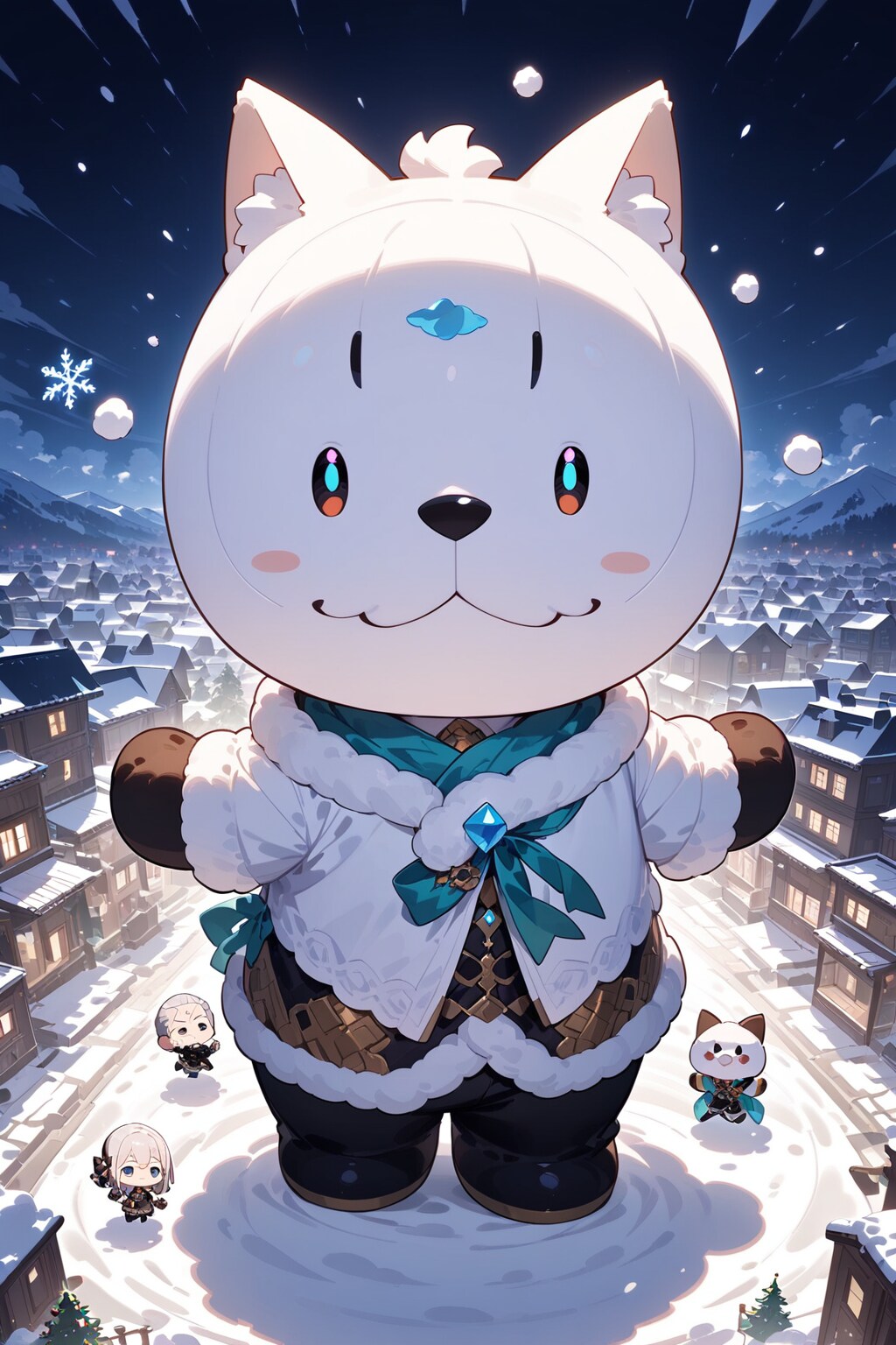 成長しすぎている雪の妖精