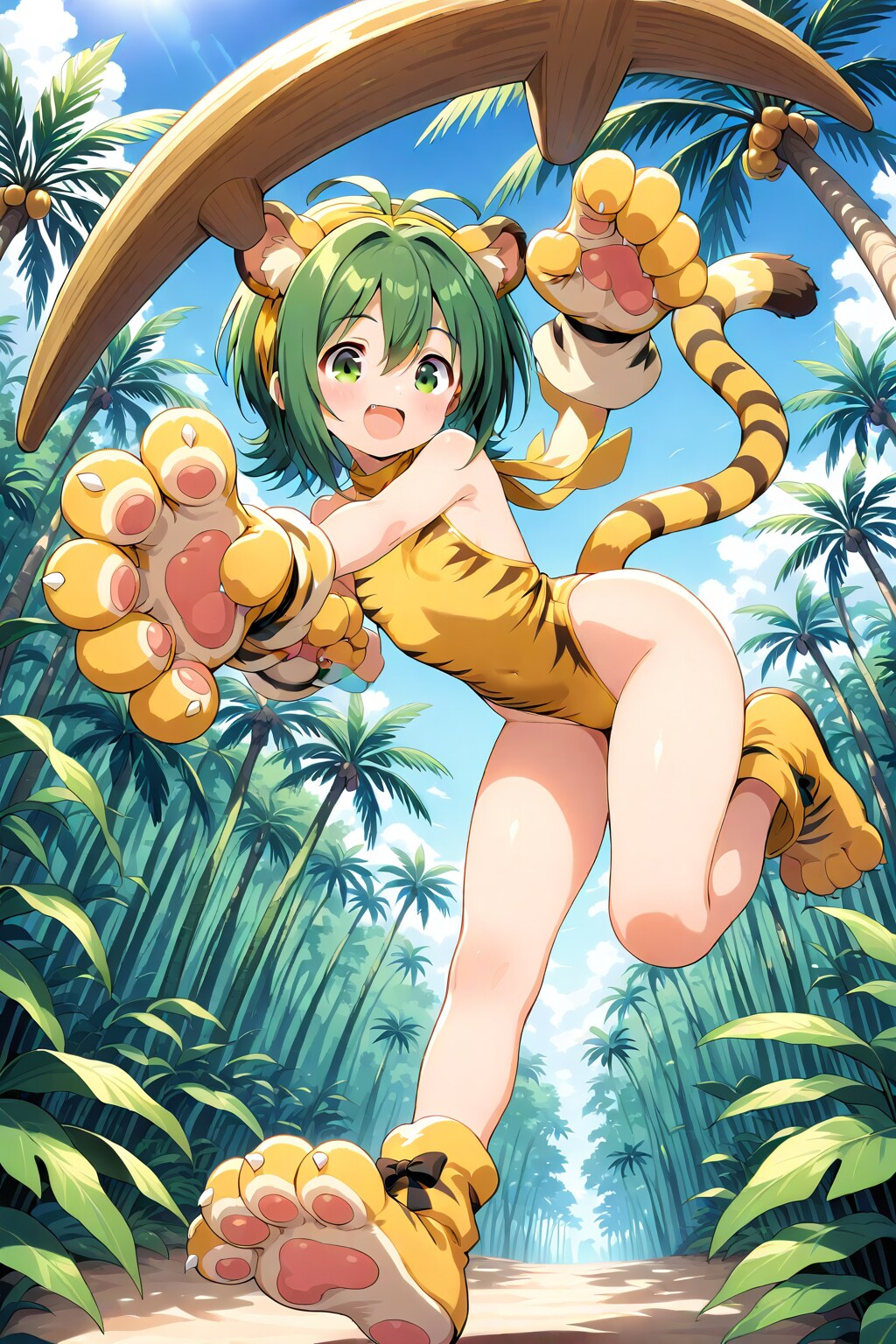 チャムチャムコスプレの女の子