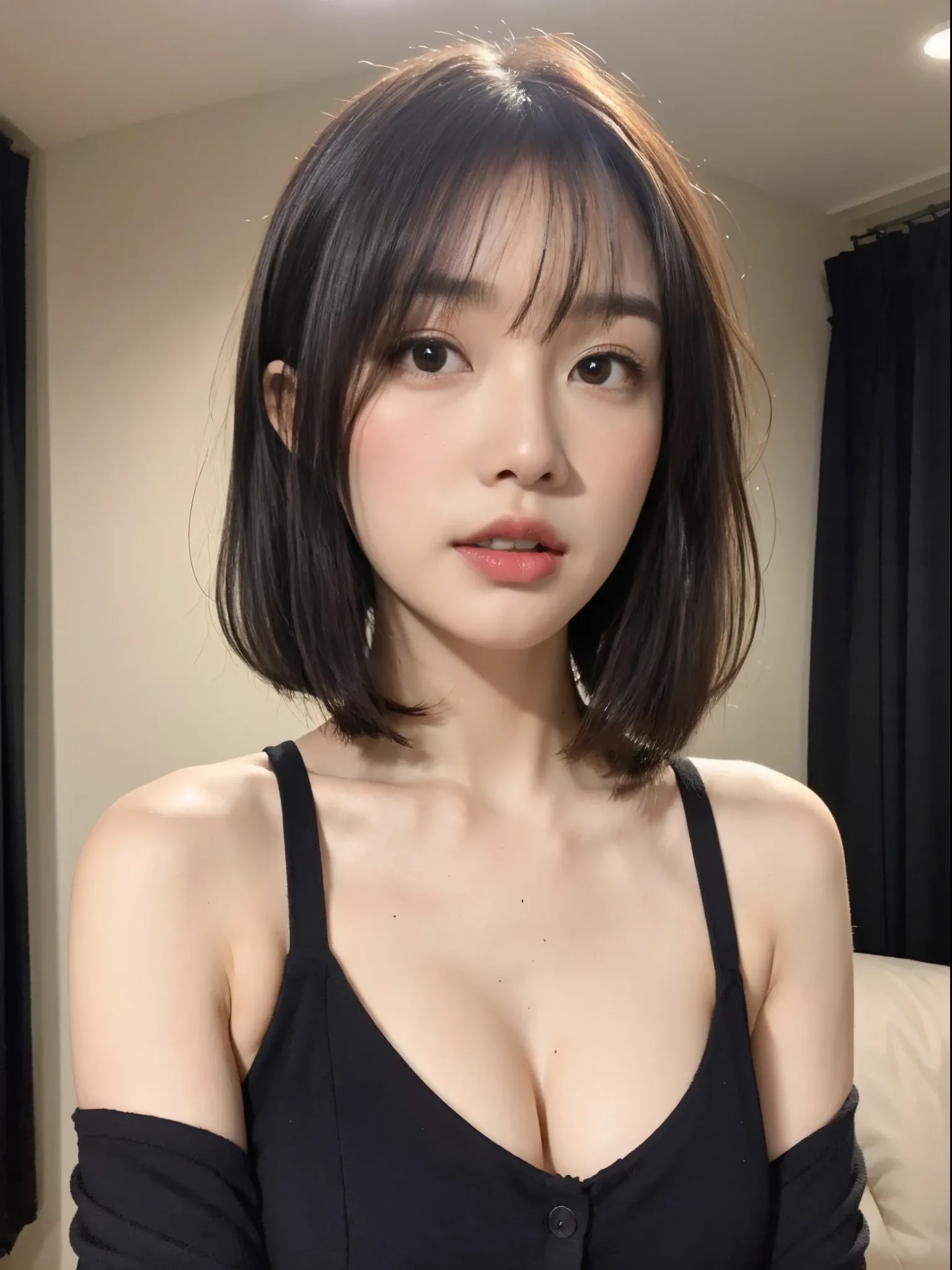 タンクトップ谷間♡