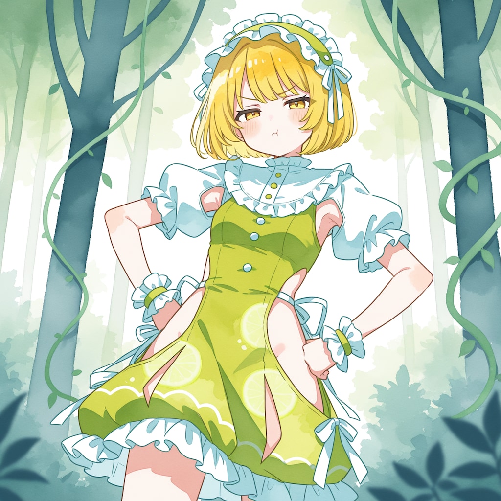 【よその子お借りしました】健全ドレスでマルちゃんとツーショット！