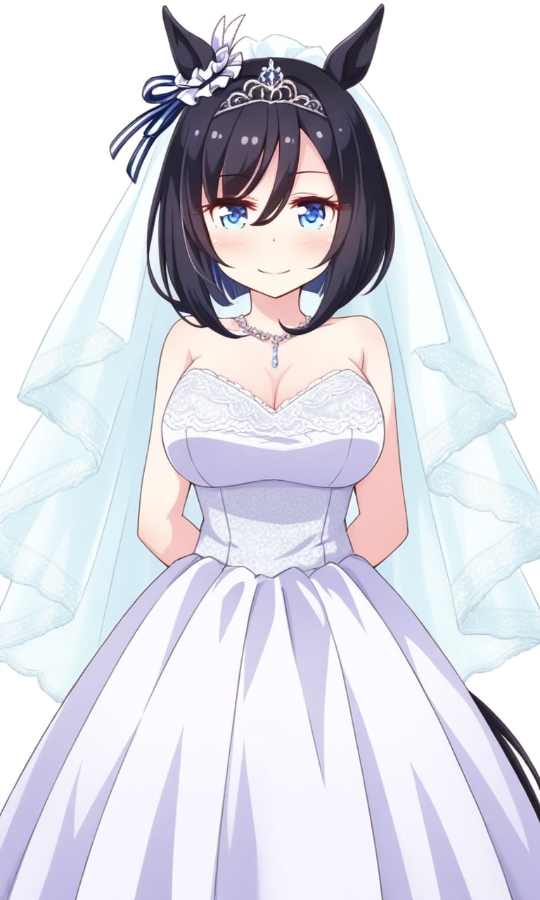 エイシンフラッシュ ウエディングドレス | の人気AIイラスト・グラビア