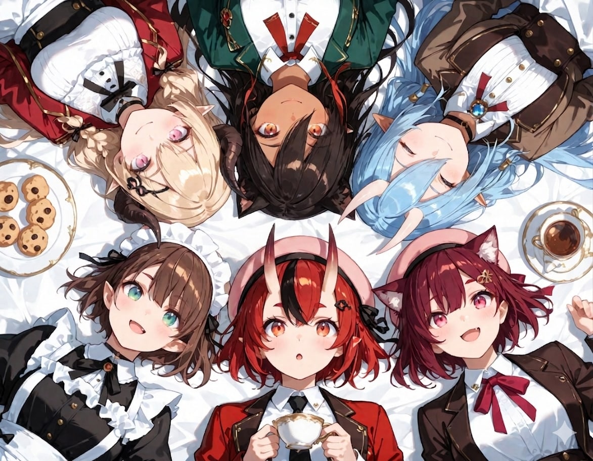 ひだまりの六重奏 | の人気AIイラスト・グラビア