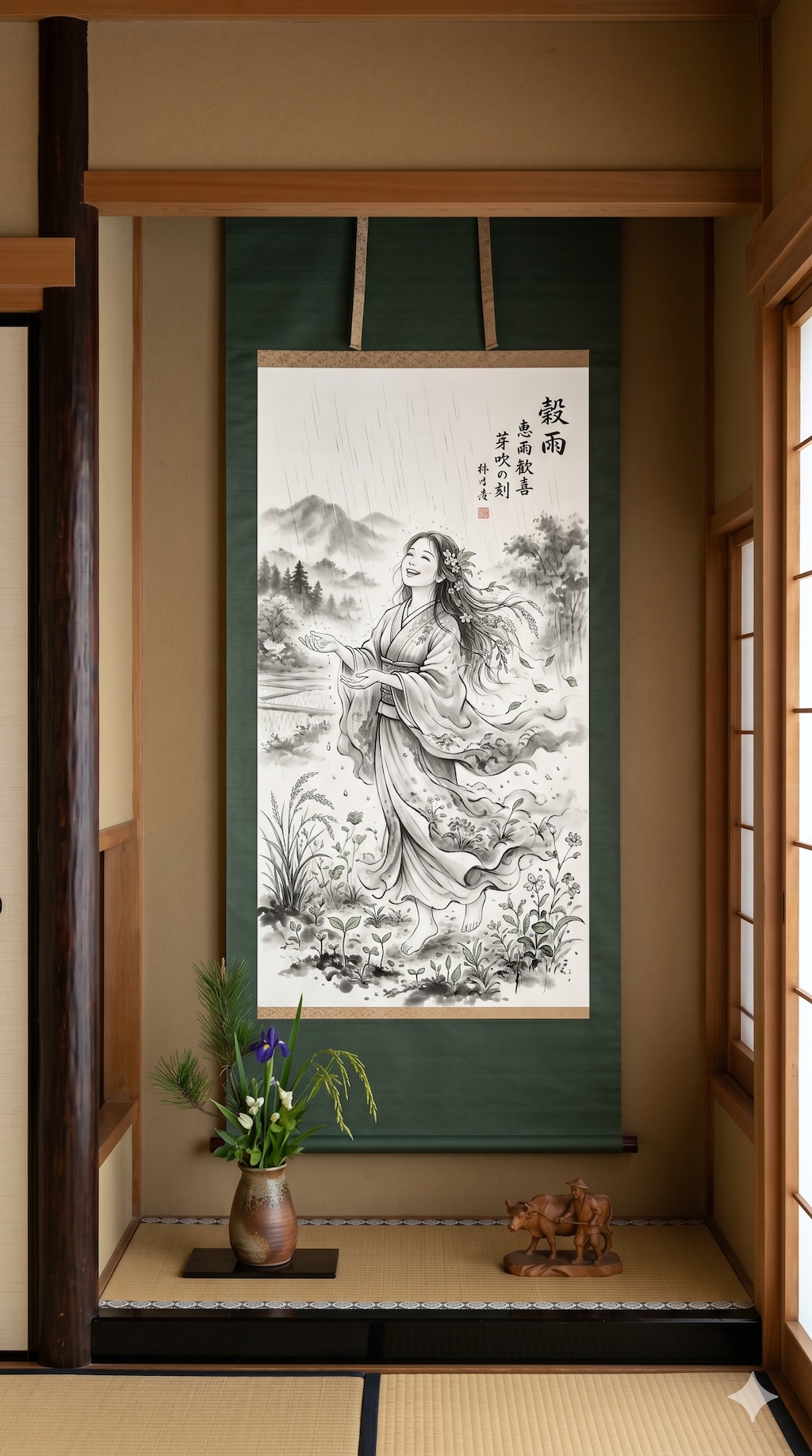 擬人化 穀雨