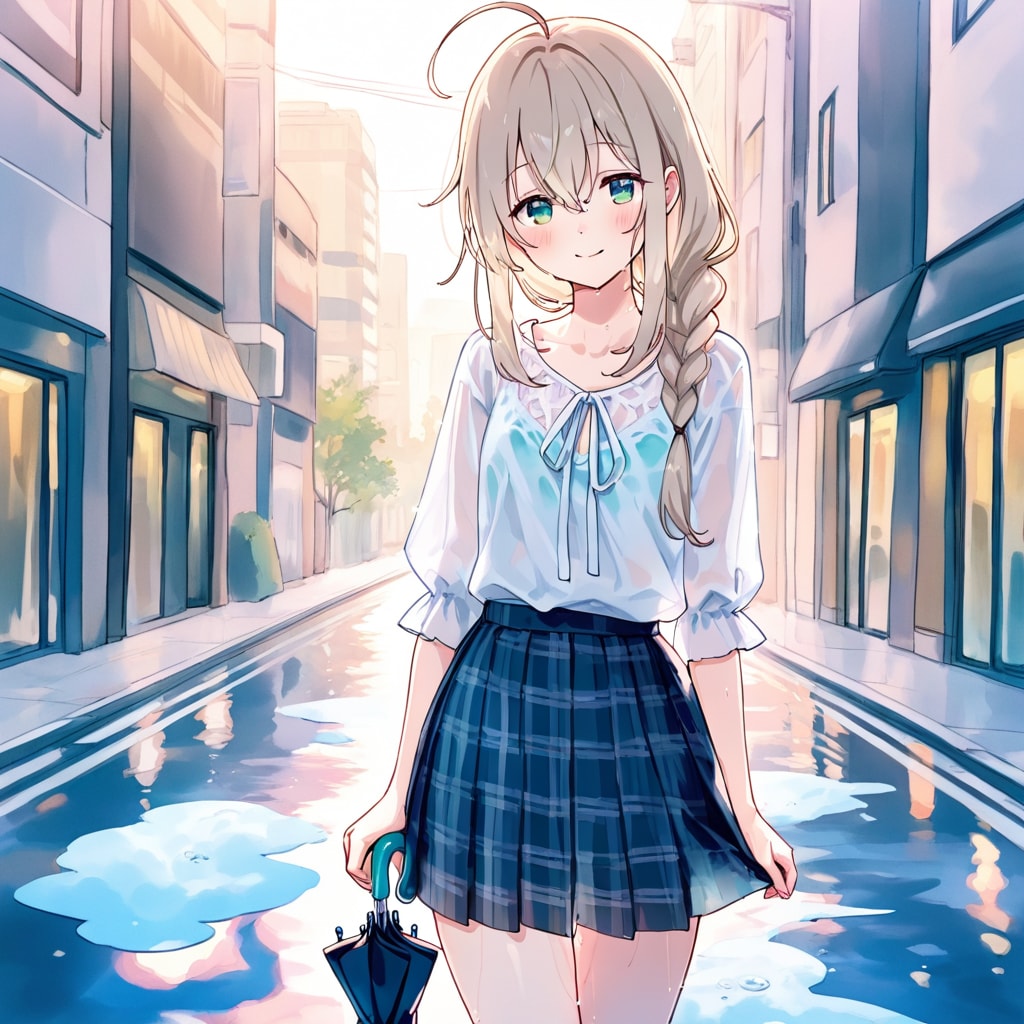 雨上がり | の人気AIイラスト・グラビア