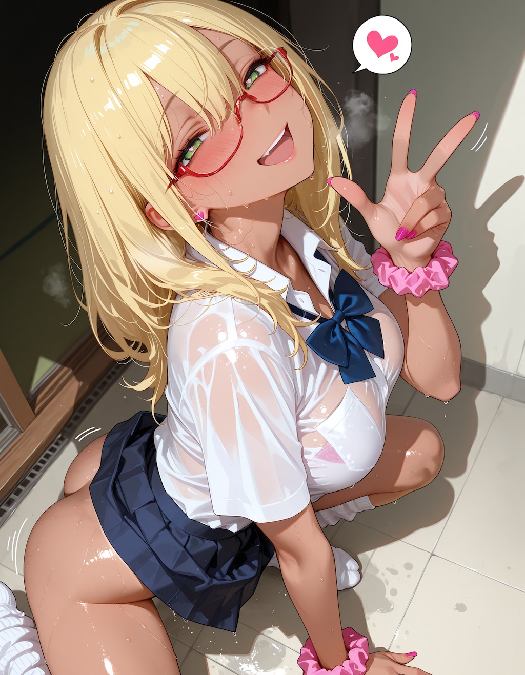 とりま♪しちゃおっか♬…ぶいぶいっ♡