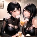 そこのお兄さん♡私達と一緒に飲みませんか？プロンプト有 2枚目